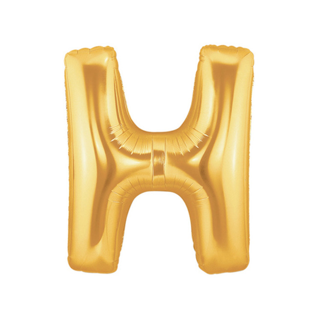 알파벳풍선 중 골드 H 은박풍선/이니셜풍선파티용품
