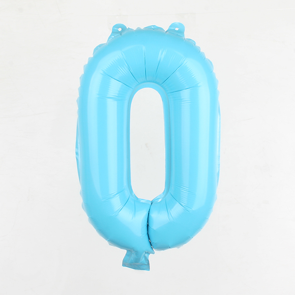 숫자은박풍선 블루 숫자풍선 100일파티 생일파티용품파티용품