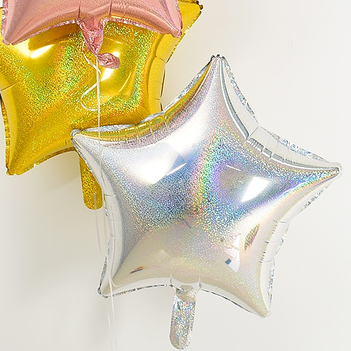 24인치 별 홀로그램 골드 은박풍선 생일파티장식 홈파티파티용품