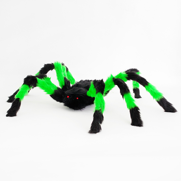 대형 모형 왕거미 그린색상 할로윈파티 거미줄장식용품파티용품