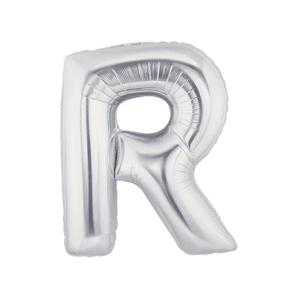 알파벳풍선 중 실버 R 은박풍선/이니셜풍선파티용품