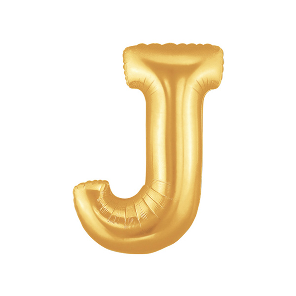 알파벳풍선 중 골드 J 은박풍선/이니셜풍선파티용품