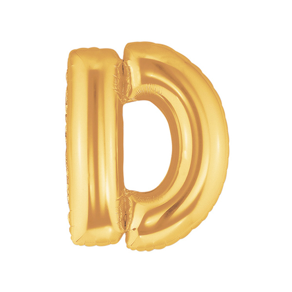 알파벳풍선 중 골드 D 은박풍선/이니셜풍선파티용품