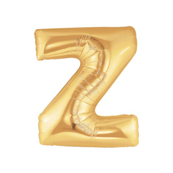 알파벳풍선 중 골드 Z 은박풍선/이니셜풍선파티용품