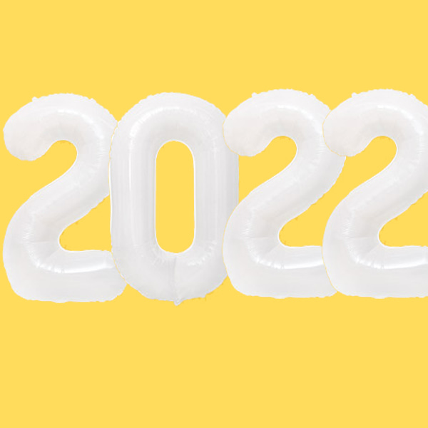 숫자은박세트 2022 대 사이즈 화이트파티용품