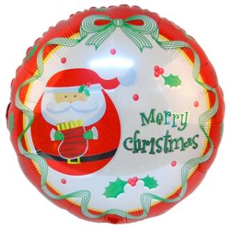 헬륨은박풍선18인치 조비알 산타 크리스마스