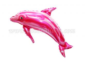 라지쉐입 돌고래풍선 핑크파티용품