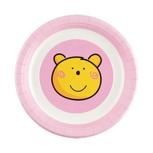 파티접시]핑크베어(18cm-6개입)핑크곰,핑크접시,핑크곰접시,파티접시,생일파티,파티용품,파자마파티,분위기연출,방법,재료,용품,파는곳파티용품